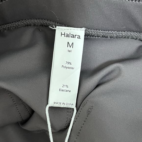 Halara Womens High Waisted Button Straight Leg Casual Pants Size MT Brown NWT - Picture 6 of 7